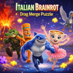 Italian Brainrot Drag Merge Puzzle